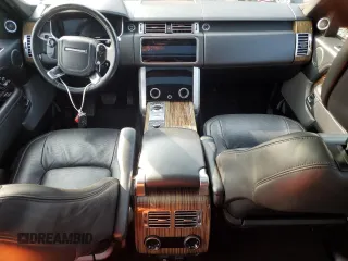 2018 Land Rover Range Rover HSE z VIN SALGS2SV5JA383922, wystawiony jako Copart lot #58039025 z przebiegiem 87 435 mil mil oraz Szkoda całkowita • Salvage title. Historia ofert i sprzedaży dostępna na DreamBid. Obrazek 8.