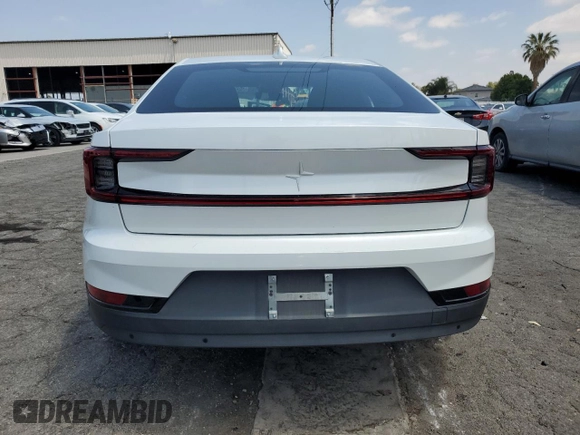 2023 Polestar 2 with VIN YSMED3KA1PL131968, listed as a Copart auction lot 54923765 with 60,836 mi miles and Clean Title. Bid and sale history available at DreamBid. Image 6.