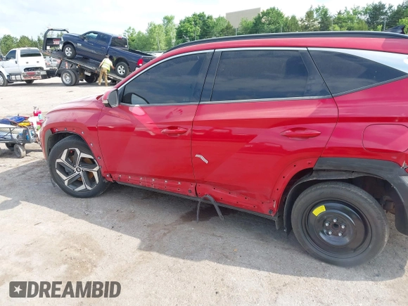 2022 Hyundai Tucson Limited with VIN 5NMJE3AE5NH044312, listed as a IAAI auction lot 42274784 with 80,582 mi miles and . Bid and sale history available at DreamBid. Image 6.