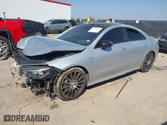 2021 Mercedes-Benz CLA 35 AMG with VIN W1K5J5BB3MN211075, listed as a IAAI auction lot 41789306 with 76,885 mi miles and . Bid and sale history available at DreamBid. Image 17.