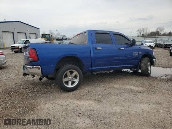 2017 Ram 1500 Express with VIN 3C6RR7KT1HG648989, listed as a Copart auction lot 52937025 with 141,218 mi miles and Salvage title. Bid and sale history available at DreamBid. Image 3.