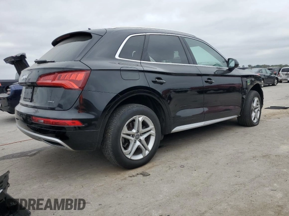 2019 Audi Q5 Premium with VIN WA1ANAFY6K2125353, listed as a Copart auction lot 44098445 with 103,860 mi miles and Salvage title. Bid and sale history available at DreamBid. Image 3.