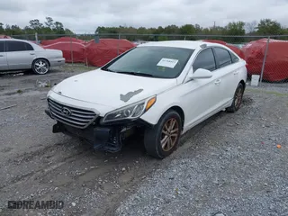 2016 Hyundai Sonata 2.4L SE with VIN 5NPE24AF8GH395262, listed as a IAAI auction lot 41768413 with 166,105 mi miles. Bid and sale history available at carsss.com. Image 17.