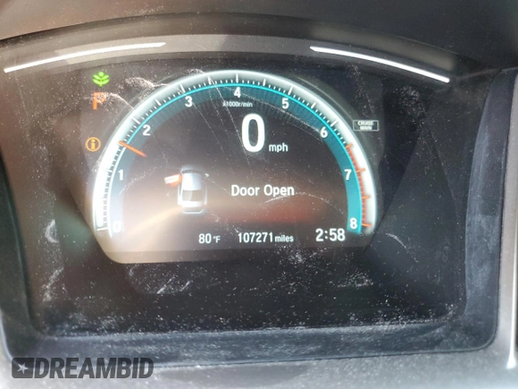 2018 Honda Civic EX-T z VIN JHMFC1F3XJX015332, wystawiony jako Copart lot #53982055 z przebiegiem 107 271 mil mil oraz Szkoda całkowita • Salvage title. Historia ofert i sprzedaży dostępna na DreamBid. Obrazek 9.