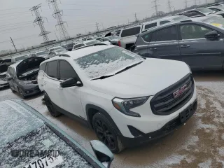 2021 GMC Terrain SLE with VIN 3GKALTEVXML369088, listed as a Copart auction lot 44967945 with 74,899 mi miles and Salvage Title. Bid and sale history available at carsss.com. Image 4.