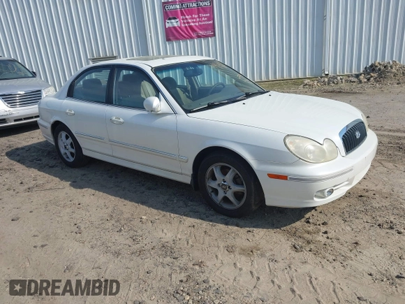 2005 Hyundai Sonata GLS with VIN KMHWF35H95A200283, listed as a IAAI auction lot 41911910 with 160,607 mi miles. Bid and sale history available at carsss.com. Image 1.