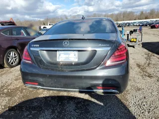 2018 Mercedes-Benz S 560 with VIN WDDUG8GB6JA398769, listed as a Copart auction lot 43329725 with 76,735 mi miles and Salvage Title. Bid and sale history available at carsss.com. Image 6.