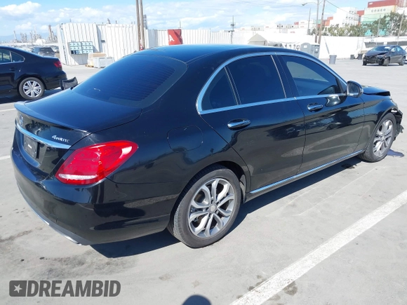 2016 Mercedes-Benz C 300 Luxury with VIN 55SWF4KB4GU133661, listed as a IAAI auction lot 41916022 with 100,926 mi miles and . Bid and sale history available at carsss.com. Image 4.