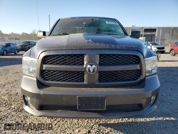 2018 Ram 1500 Express with VIN 1C6RR7FT0JS135340, listed as a Copart auction lot 48377635 with 122,456 mi miles and Salvage Title. Bid and sale history available at carsss.com. Image 5.