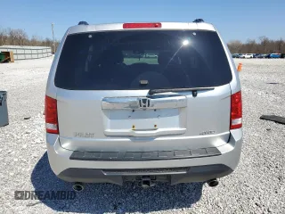 2012 Honda Pilot EX-L with VIN 5FNYF4H55CB047393, listed as a Copart auction lot 53814835 with 189,519 mi miles and Clean Title. Bid and sale history available at DreamBid. Image 6.