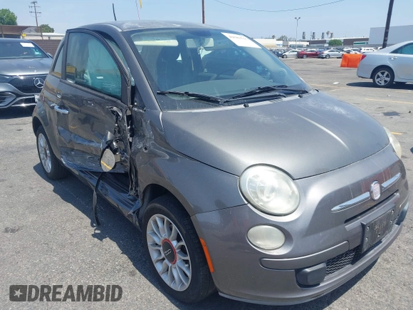 2012 FIAT 500 Pop with VIN 3C3CFFAR1CT126455, listed as a IAAI auction lot 42583517 with 93,103 mi miles and . Bid and sale history available at DreamBid. Image 1.