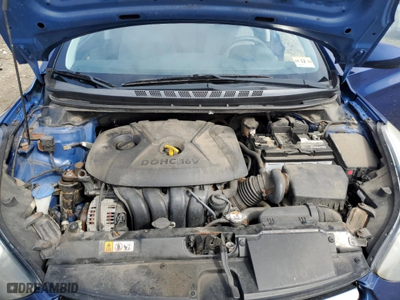 2016 Hyundai Elantra SE with VIN 5NPDH4AE2GH696014, listed as a Copart auction lot 52913885 with 199,987 mi miles and Clean Title. Bid and sale history available at carsss.com. Image 11.