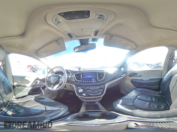 2017 Chrysler Pacifica Limited with VIN 2C4RC1GGXHR837881, listed as a Copart auction lot 43140345 with 296,374 mi miles and Salvage Title. Bid and sale history available at DreamBid. Image 15.
