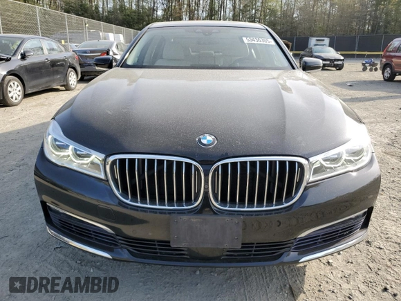 2016 BMW 7 Series 750i xDrive with VIN WBA7F2C54GG416180, listed as a Copart auction lot 53436305 with 73,009 mi miles and Salvage Title. Bid and sale history available at carsss.com. Image 5.