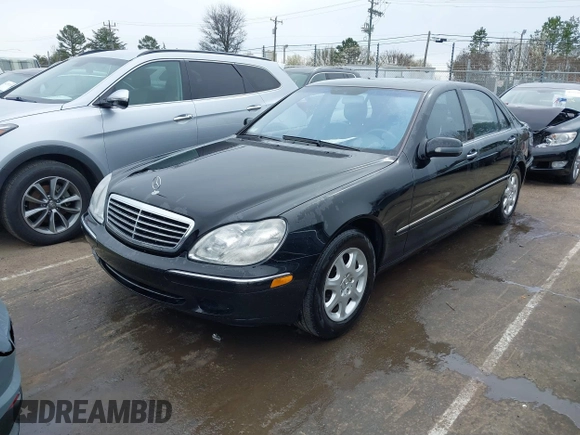 2002 Mercedes-Benz S-Class 4.3L with VIN WDBNG70JX2A298541, listed as a IAAI auction lot 41757586 with 98,305 mi miles. Bid and sale history available at carsss.com. Image 18.