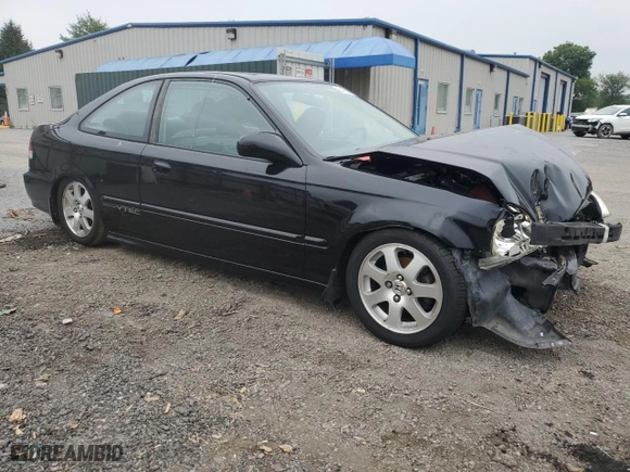 2000 Honda Civic Si with VIN 1HGEM1155YL015194, listed as a Copart auction lot 81974084 with 162,529 mi miles and Non Repairable. Bid and sale history available at carsss.com. Image 4.