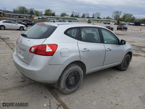 2010 Nissan Rogue S with VIN JN8AS5MT7AW002024, listed as a Copart auction lot 51620535 with 0 mi miles and Clean Title. Bid and sale history available at carsss.com. Image 3.