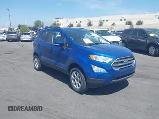 2022 Ford EcoSport SE with VIN MAJ6S3GL8NC470049, listed as a IAAI auction lot 41336772 with 26,880 mi miles. Bid and sale history available at carsss.com. Image 1.