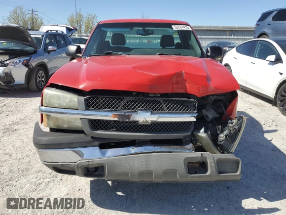 2003 Chevrolet Silverado 1500 Work Truck with VIN 1GCEK14X03Z280886, listed as a Copart auction lot 52237415 with 212,445 mi miles and Salvage Title. Bid and sale history available at DreamBid. Image 5.