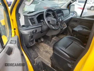 2021 Ford Transit Cargo with VIN 1FTBR1X8XMKA08424, listed as a Copart auction lot 51269995 with 73,918 mi miles and Salvage Title. Bid and sale history available at DreamBid. Image 8.