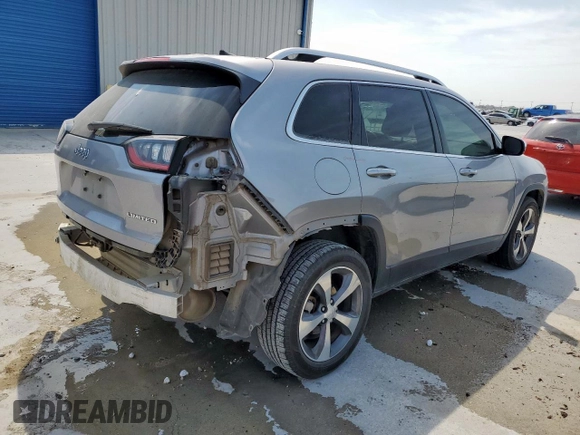 2020 Jeep Cherokee Limited with VIN 1C4PJLDB6LD538403, listed as a Copart auction lot 53319845 with 82,742 mi miles and Salvage title. Bid and sale history available at DreamBid. Image 3.