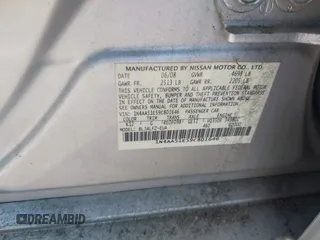 2009 Nissan Maxima SV z VIN 1N4AA51E59C801646, wystawiony jako IAAI lot #42401990 z przebiegiem 115 532 mil mil oraz . Historia ofert i sprzedaży dostępna na DreamBid. Obrazek 9.