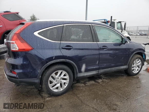 2015 Honda CR-V EX-L with VIN 2HKRM3H75FH501461, listed as a Copart auction lot 85901324 with 105,650 mi miles and Salvage Title. Bid and sale history available at carsss.com. Image 3.