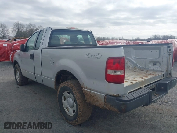 2008 Ford F-150 XL with VIN 1FTRF14W98KB43703, listed as a IAAI auction lot 41653524 with 166,253 mi miles. Bid and sale history available at carsss.com. Image 3.