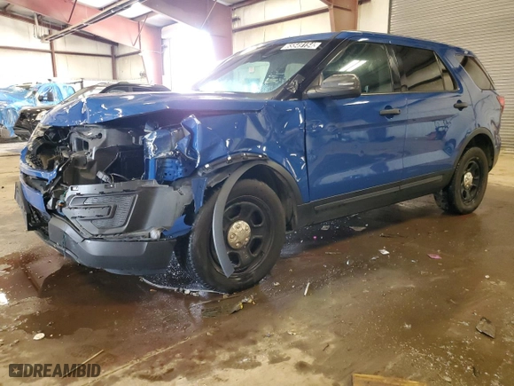 2019 Ford Police Interceptor Utility with VIN 1FM5K8AT1KGB15719, listed as a Copart auction lot 65549154 with 81,581 mi miles and Non Repairable. Bid and sale history available at carsss.com. Image 1.