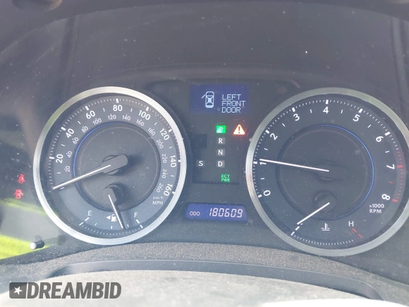2011 Lexus IS 250 with VIN JTHCF5C26B2035296, listed as a IAAI auction lot 42469561 with 180,609 mi miles and . Bid and sale history available at DreamBid. Image 7.