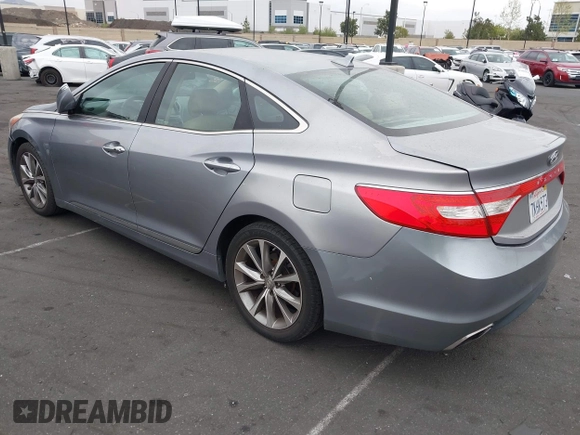 2015 Hyundai Azera • with VIN KMHFG4JG7FA449134, listed as a IAAI auction lot 42024291 with 130,625 mi miles and . Bid and sale history available at carsss.com. Image 3.