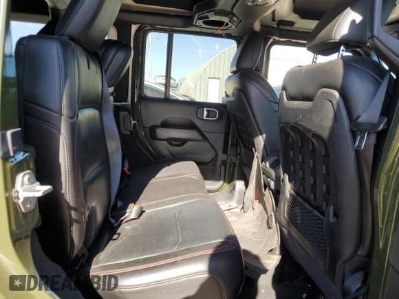 2022 Jeep Wrangler Unlimited Rubicon z VIN 1C4HJXFN9NW186122, wystawiony jako Copart lot #79685634 z przebiegiem 81 332 mil mil oraz Szkoda całkowita • Salvage title. Historia ofert i sprzedaży dostępna na DreamBid. Obrazek 10.