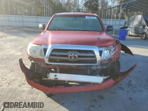 2009 Toyota Tacoma PreRunner with VIN 3TMJU62N89M079402, listed as a Copart auction lot 43482105 with 275,865 mi miles and Salvage Title. Bid and sale history available at carsss.com. Image 5.