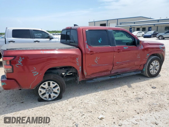 2022 Nissan Frontier Pro-4X with VIN 1N6ED1EK4NN627379, listed as a Copart auction lot 59880425 with 40,580 mi miles and Salvage title. Bid and sale history available at DreamBid. Image 3.