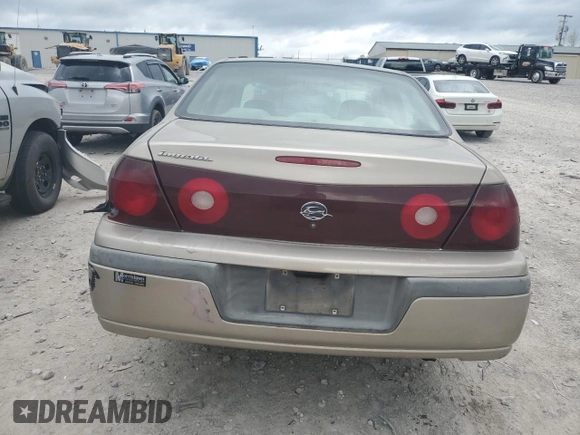 2001 Chevrolet Impala with VIN 2G1WF55E519281867, listed as a Copart auction lot 51529345 with Not provided miles and Salvage title. Bid and sale history available at DreamBid. Image 6.