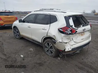 2019 Nissan Rogue SV with VIN JN8AT2MT4KW263267, listed as a IAAI auction lot 41155792 with 106,668 mi miles. Bid and sale history available at carsss.com. Image 3.