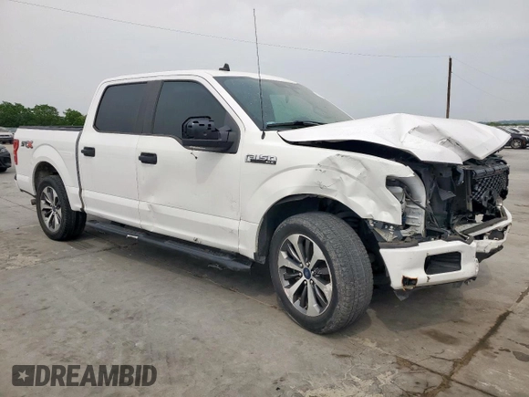 2020 Ford F-150 XL with VIN 1FTEW1CP5LKD01164, listed as a Copart auction lot 53619115 with 182,103 mi miles and Clean Title. Bid and sale history available at carsss.com. Image 4.