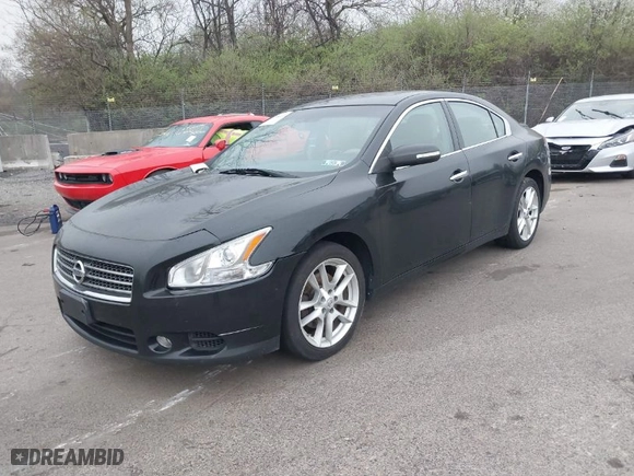 2011 Nissan Maxima 3.5 S with VIN 1N4AA5AP0BC866153, listed as a IAAI auction lot 41956111 with 244,557 mi miles. Bid and sale history available at carsss.com. Image 2.