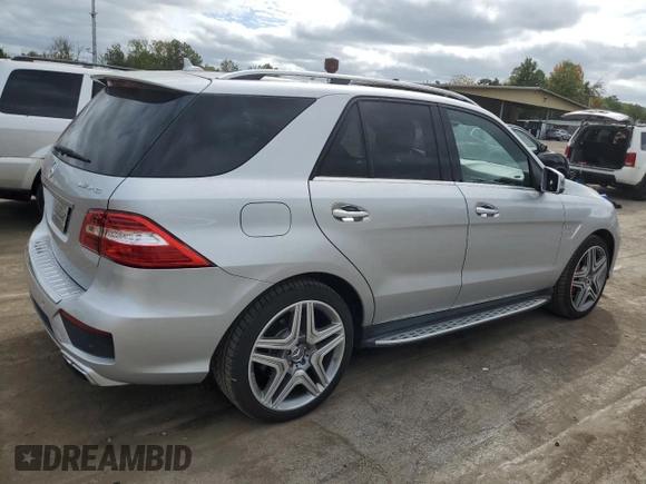 2013 Mercedes-Benz M ML 63 AMG with VIN 4JGDA7EB0DA153930, listed as a Copart auction lot 72535344 with 129,030 mi miles and Salvage Title. Bid and sale history available at carsss.com. Image 3.