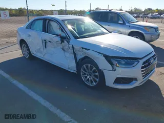2023 Audi A4 Sedan Premium with VIN WAUABAF49PA027875, listed as a IAAI auction lot 41064708 with 18,622 mi miles. Bid and sale history available at carsss.com. Image 1.
