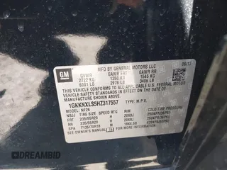 2017 GMC Acadia Denali with VIN 1GKKNXLS5HZ317557, listed as a IAAI auction lot 41813237 with 85,943 mi miles and . Bid and sale history available at carsss.com. Image 9.