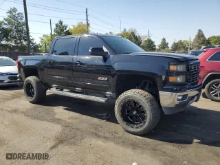 2015 Chevrolet Silverado 1500 LT with VIN 3GCUKREHXFG293456, listed as a Copart auction lot 73541744 with 160,031 mi miles and Salvage Title. Bid and sale history available at carsss.com. Image 4.