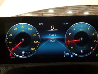 2022 Mercedes-Benz A 220 with VIN W1K3G4FB7NJ372242, listed as a Copart auction lot 44245955 with 44,009 mi miles and Salvage Title. Bid and sale history available at DreamBid. Image 9.