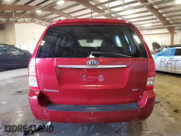 2012 Kia Sedona EX with VIN KNDMH4C70C6431885, listed as a Copart auction lot 75356874 with 159,931 mi miles and Clean Title. Bid and sale history available at carsss.com. Image 6.