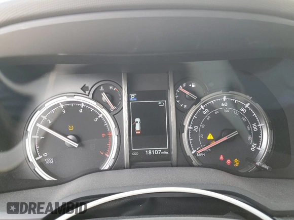 2023 Toyota 4Runner TRD Sport with VIN JTESU5JR6P6097795, listed as a Copart auction lot 47588045 with 18,107 mi miles and Salvage title. Bid and sale history available at DreamBid. Image 9.