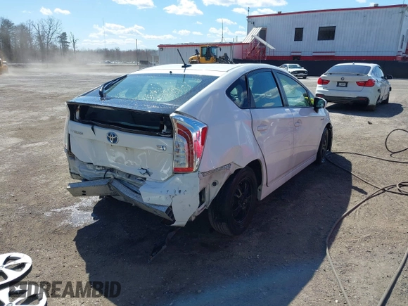 2014 Toyota Prius Four with VIN JTDKN3DU8E0378227, listed as a IAAI auction lot 41881781 with 246,050 mi miles. Bid and sale history available at carsss.com. Image 4.