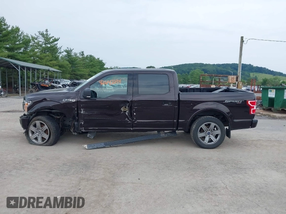 2019 Ford F-150 XL with VIN 1FTEW1E45KFC15573, listed as a IAAI auction lot 42647234 with 66,267 mi miles and . Bid and sale history available at DreamBid. Image 15.