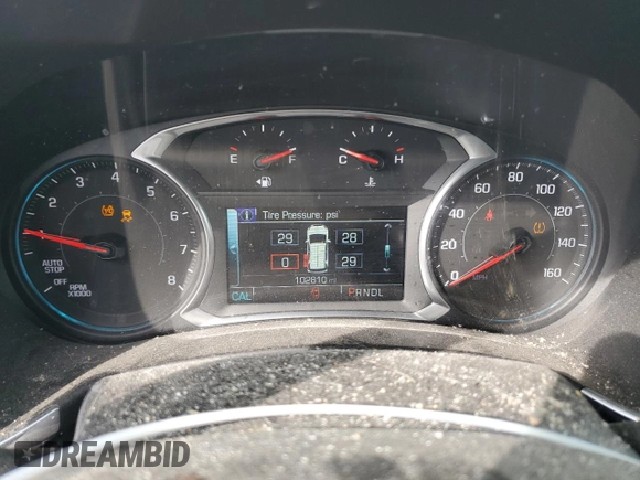 2018 Chevrolet Equinox LT z VIN 2GNAXSEVXJ6345164, wystawiony jako Copart lot #54562235 z przebiegiem 102 810 mil mil oraz Szkoda całkowita • Salvage title. Historia ofert i sprzedaży dostępna na DreamBid. Obrazek 9.