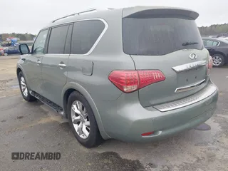 2012 Infiniti QX56 7-passenger with VIN JN8AZ2NE9C9017488, listed as a IAAI auction lot 41928114 with 179,815 mi miles. Bid and sale history available at carsss.com. Image 3.