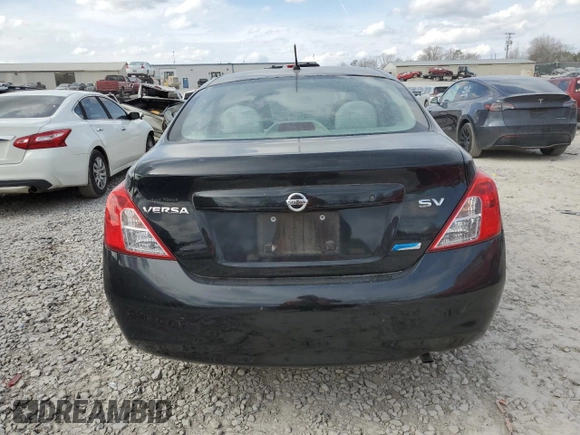 2012 Nissan Versa S with VIN 3N1CN7AP8CL868924, listed as a Copart auction lot 47470015 with 168,465 mi miles and Salvage Title. Bid and sale history available at carsss.com. Image 6.